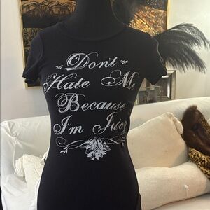 Juicy Couture Black Graphic Tee